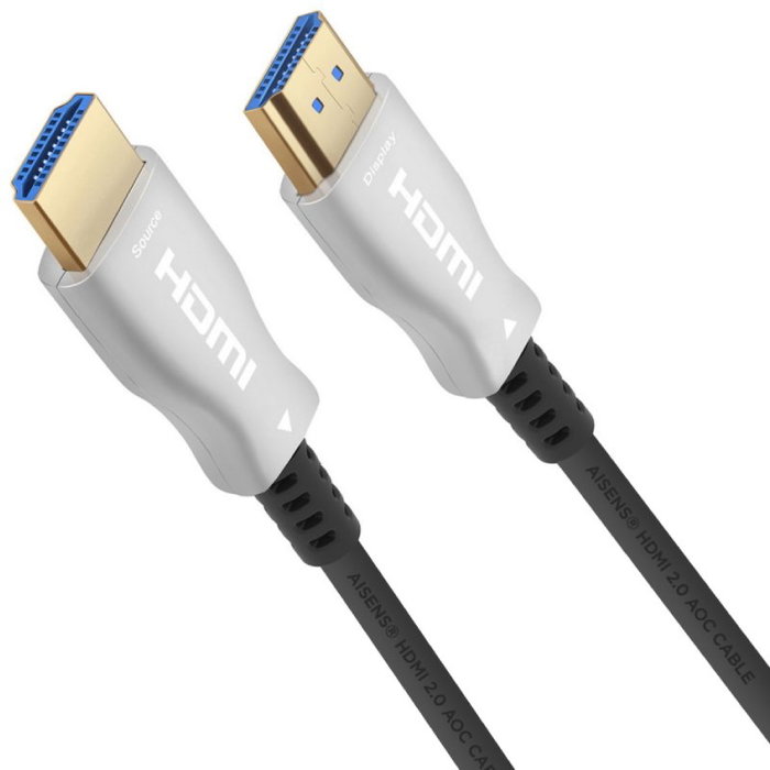 Aisens Cable HDMI 2.0 AOC 4K de 30m Negro
